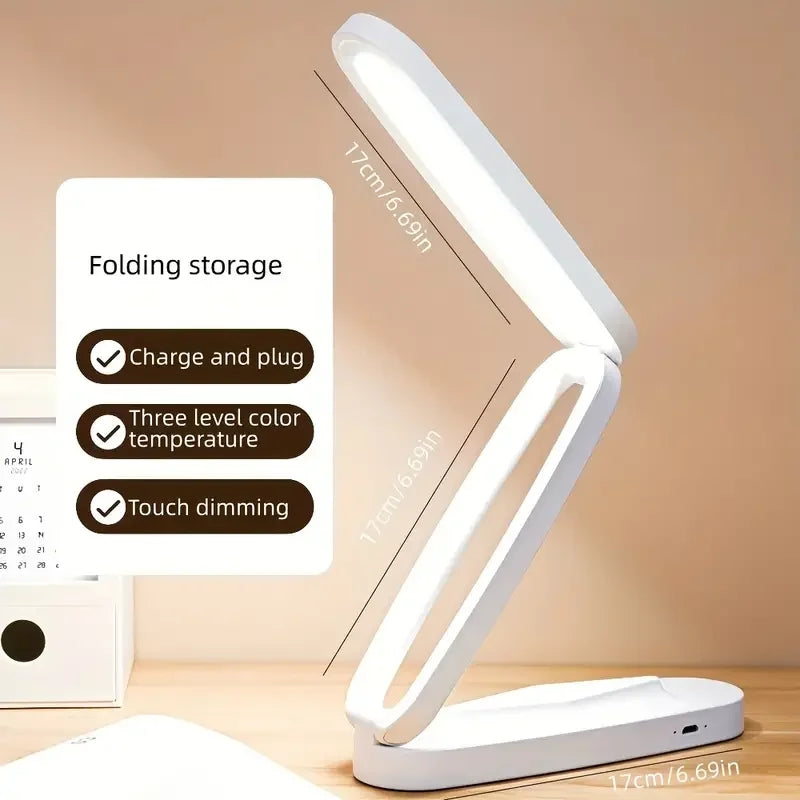 Gadgets: LED Desk Light. Foldable. USB Charging. Touch Sensing. Folding Portability.